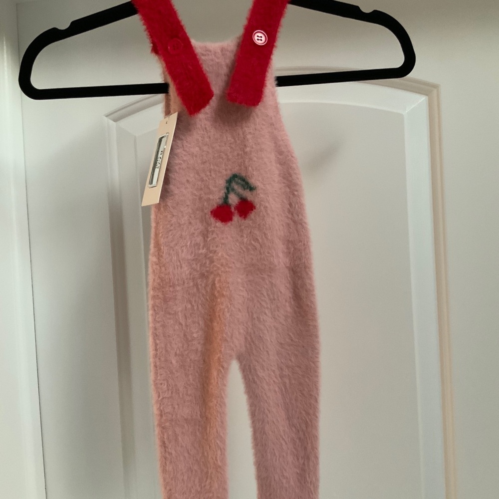 Cozy Pink Cherry Kids Bodysuit